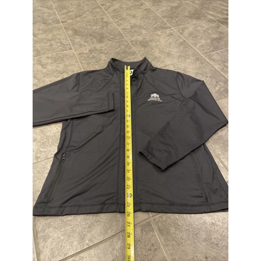 Women's FootJoy Full Zip Golf Leisure Mock Neck Jacket Size XL Black - Picture 5 of 11
